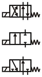 directional valve symbols